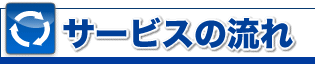 サービスの流れ